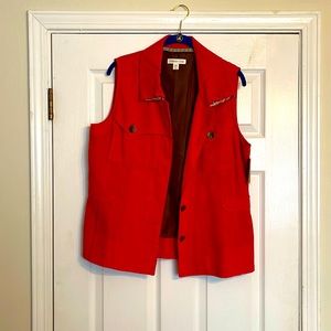 Coldwater Creek Red vest